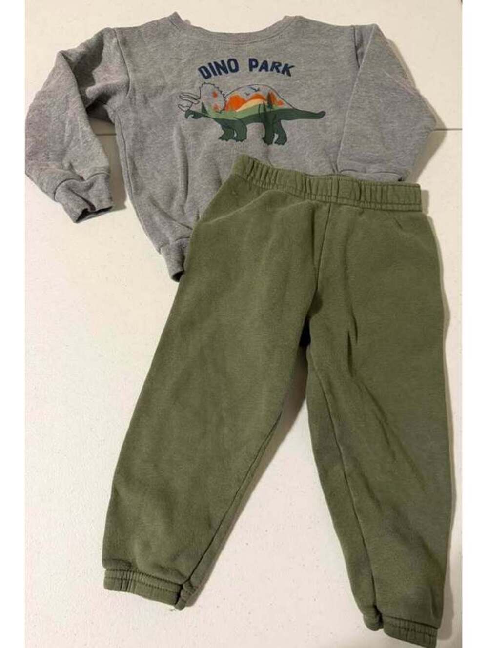 Garanimals 24M Dino Park Sweatshirt and Sweatpants Set
